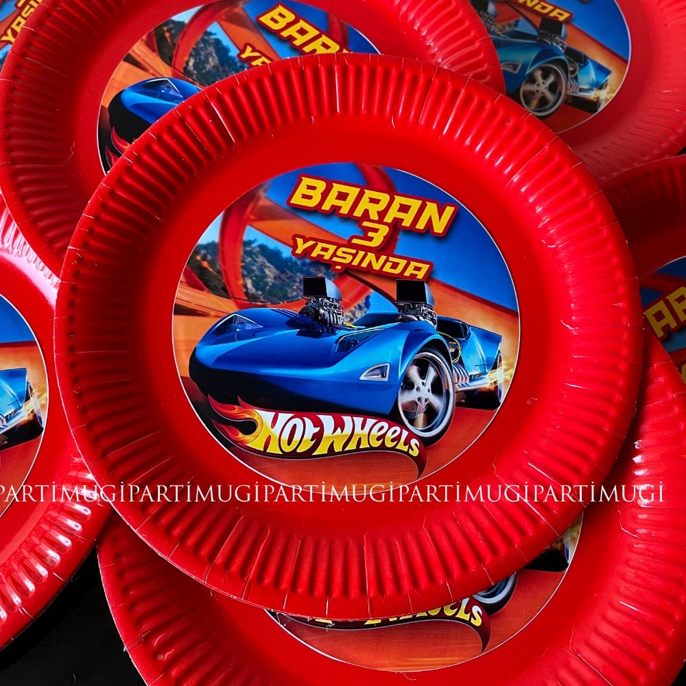 Hot Wheels Temalı Tabak