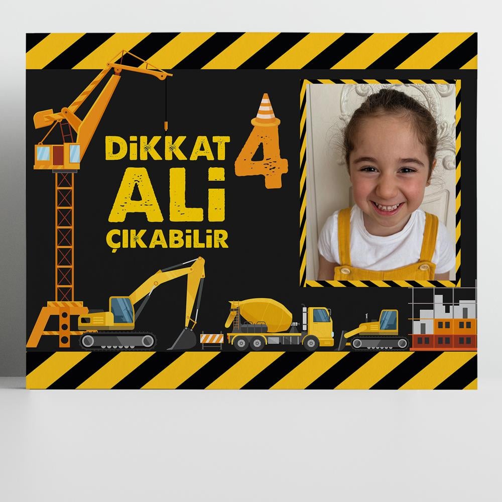 İnşaat Temalı Arka Fon Afiş Branda