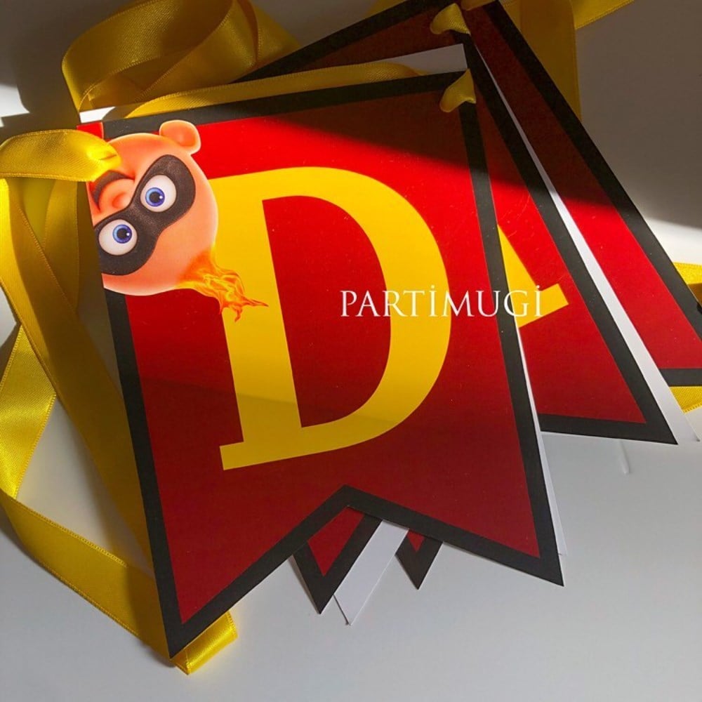 Jack Jack Parr Temalı Harf Banner