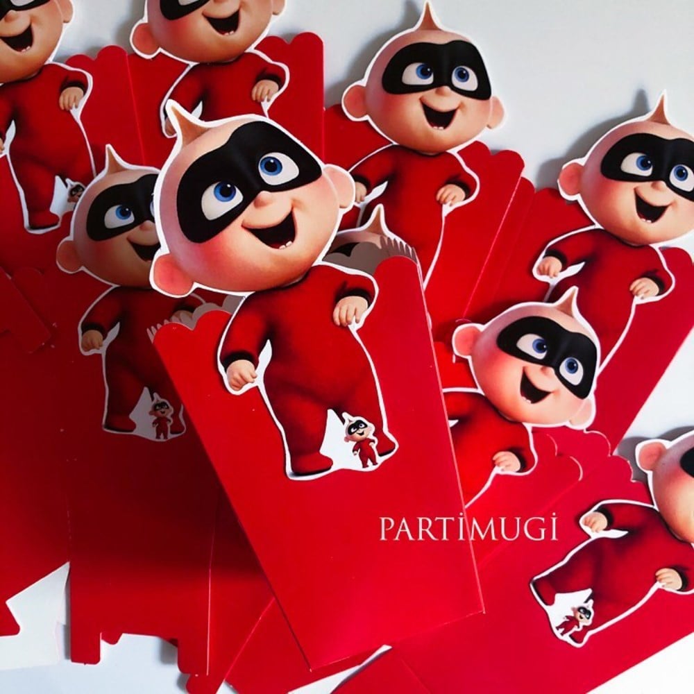 Jack Jack Parr Temalı Popcorn Kutusu