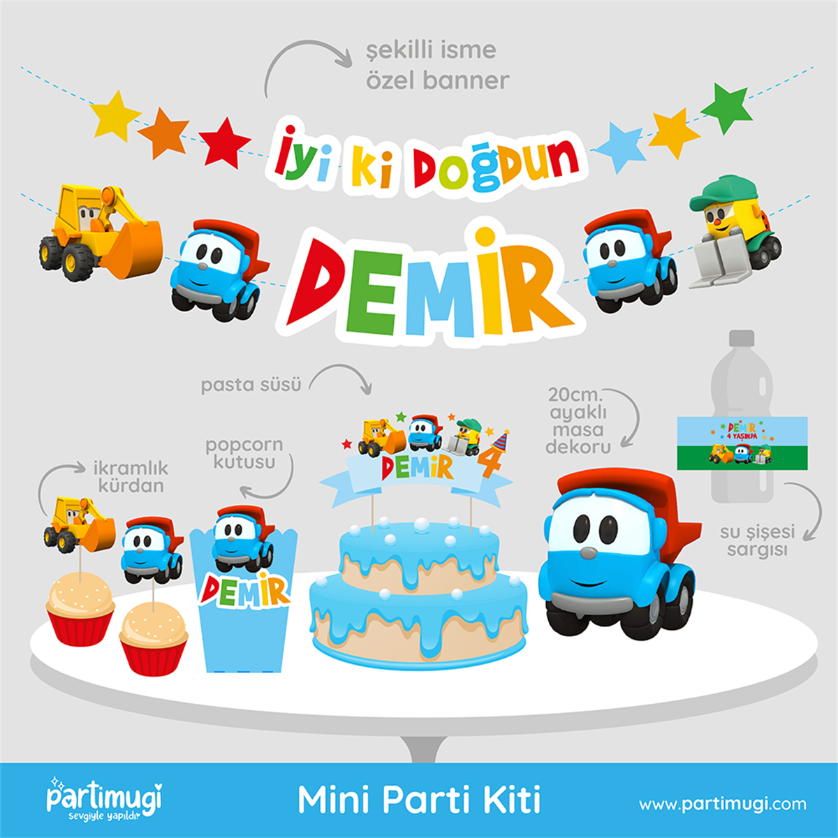 Kamyon Leo Mini Parti Kiti