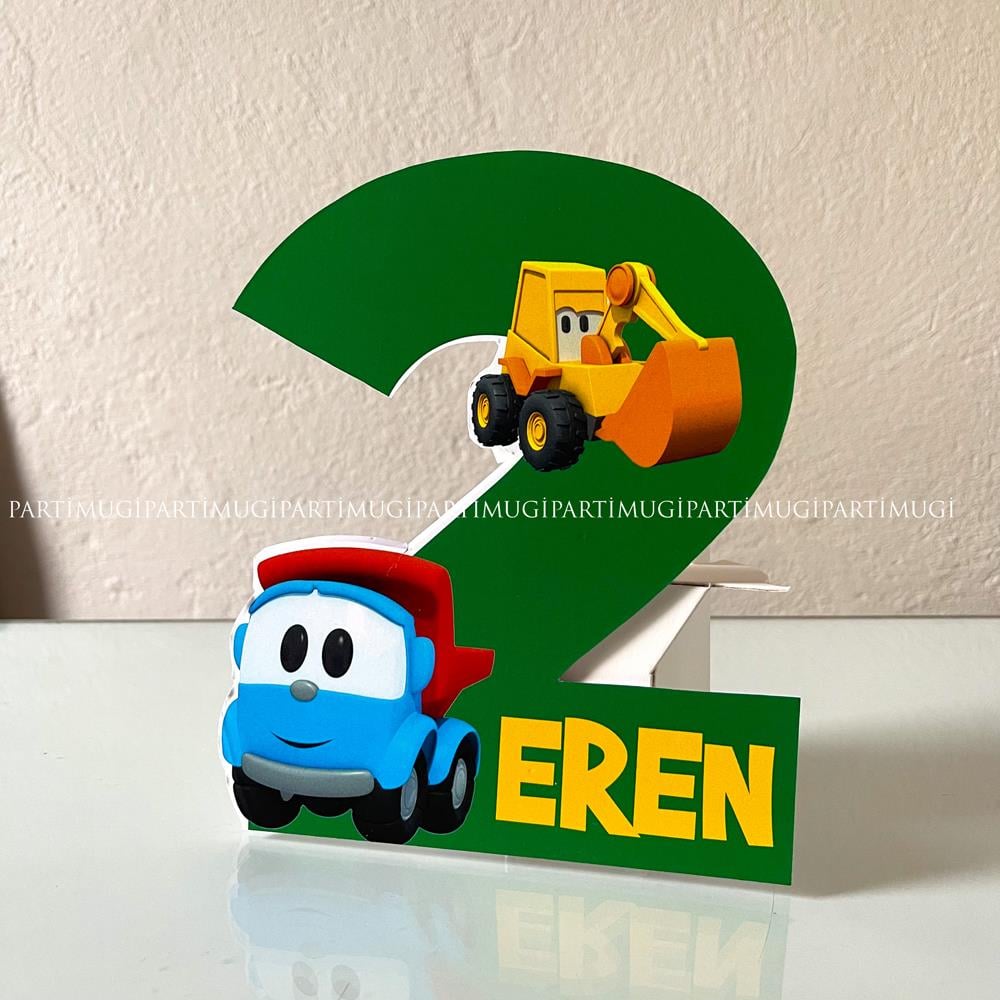 Kamyon Leo Temalı Rakam Maket