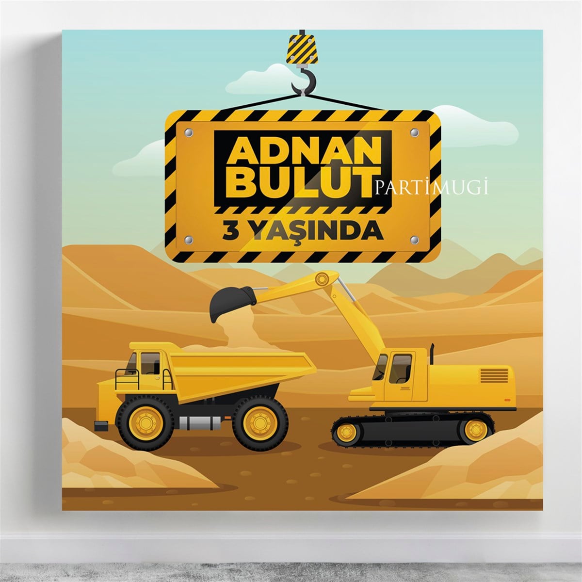 Kamyon Temalı Afiş Branda