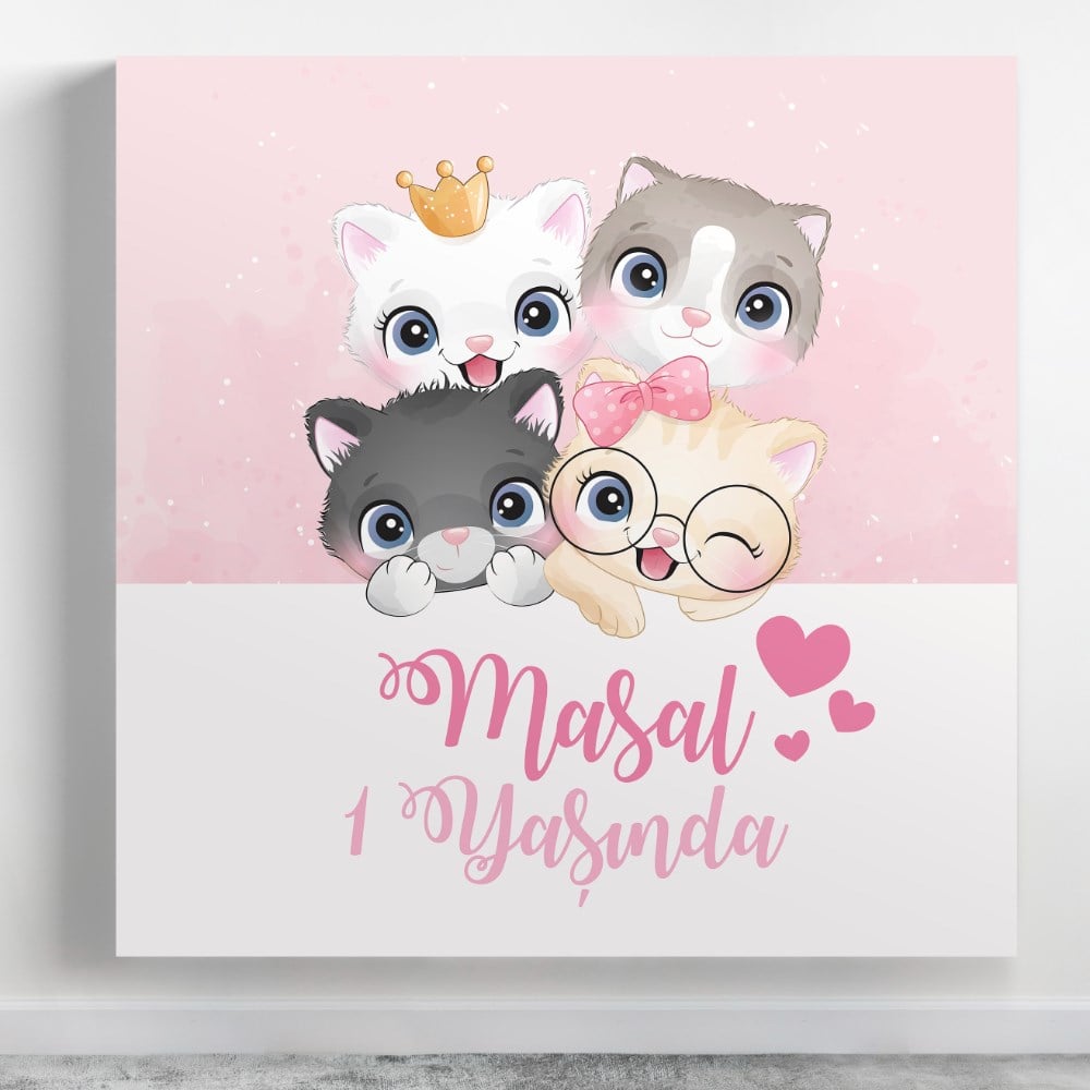 Kedi Temalı Afiş Branda