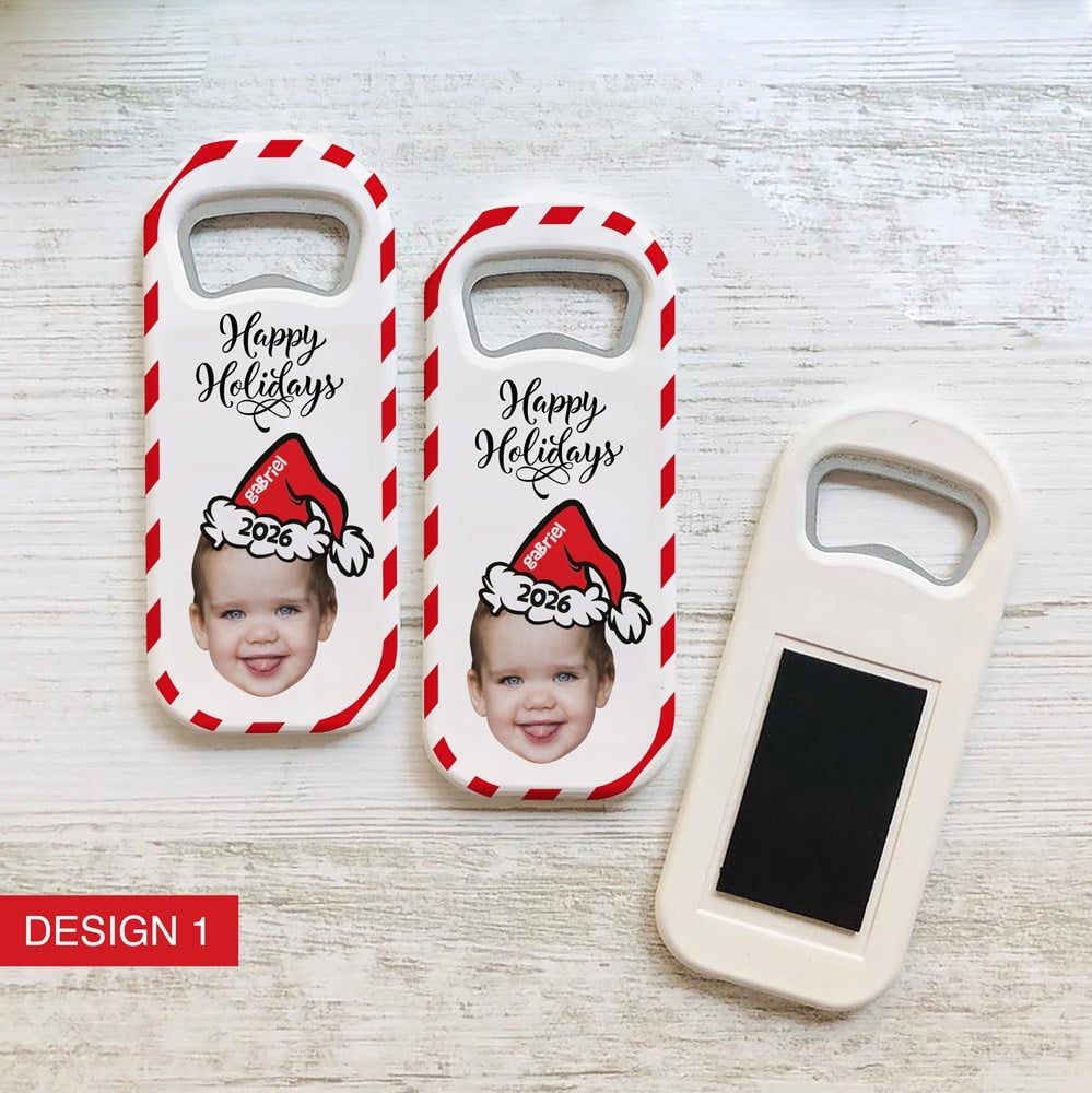 Kişiye Özel Fotoğraflı Yılbaşı Magnet Açacak