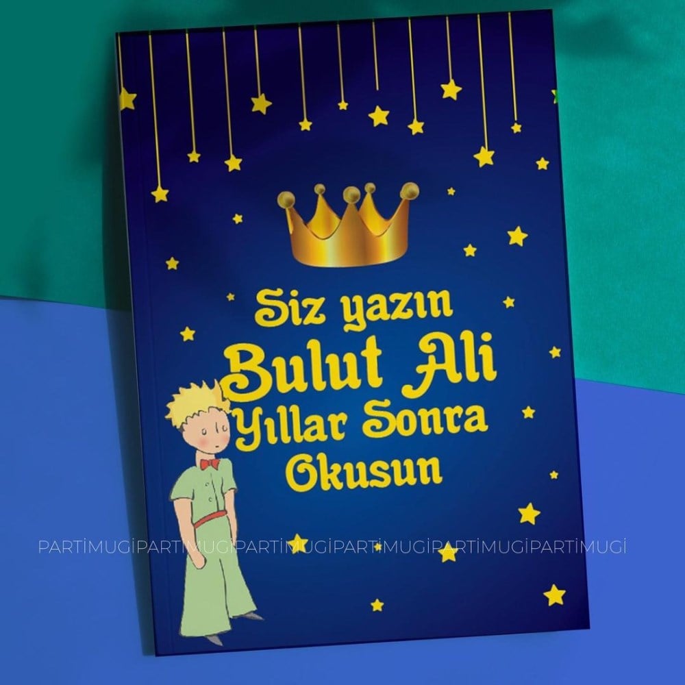 Küçük Prens Temalı Anı Kartı