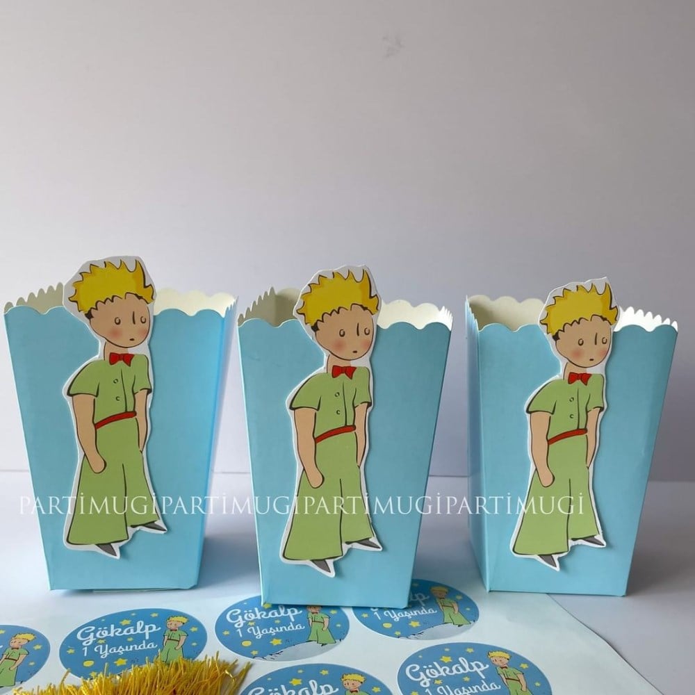 Küçük Prens Temalı Popcorn Kutusu