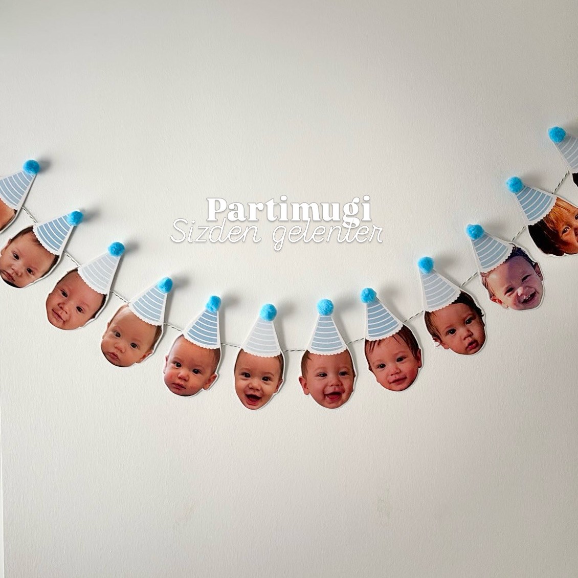 Mavi Fotoğraf Flama Banner