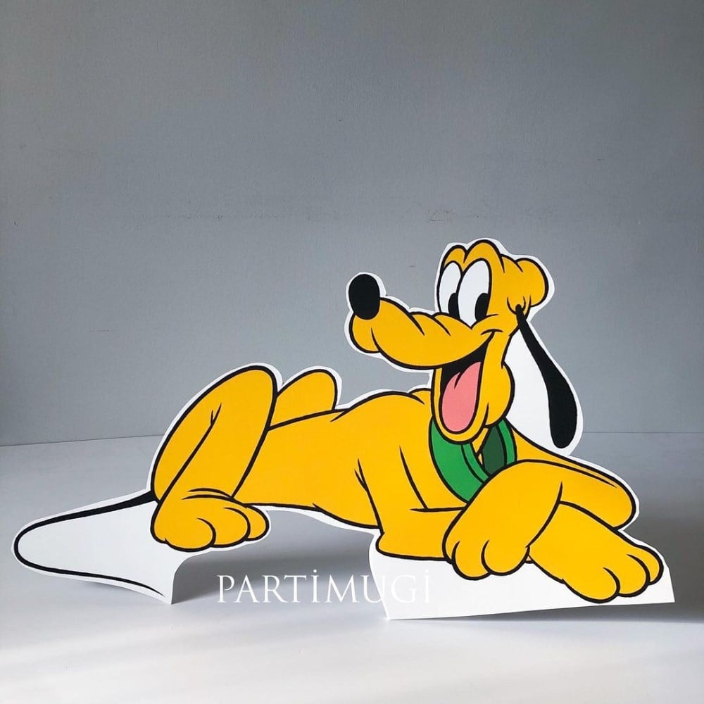 Mickey Mouse House Club Temalı Pluto Ayaklı Maket