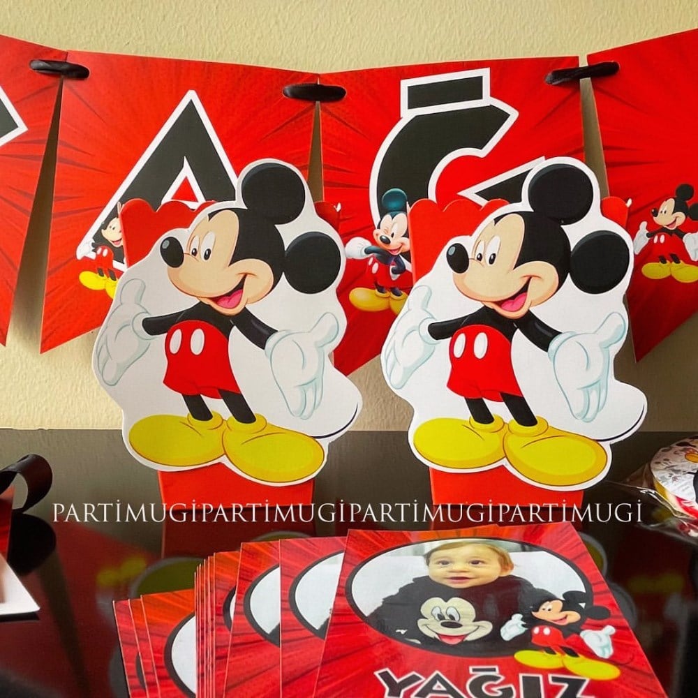 Mickey Mouse Temalı Popcorn Kutusu