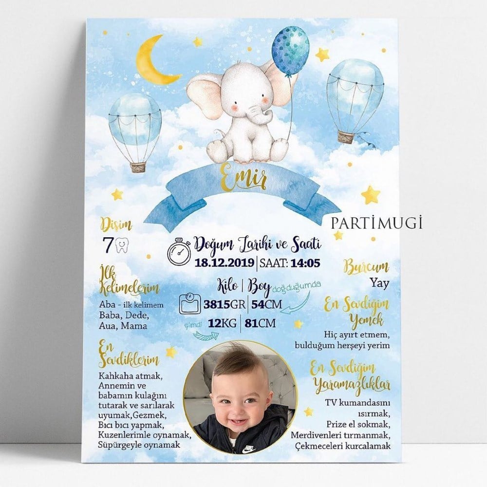 Minik Fil Anı Gelişim Panosu