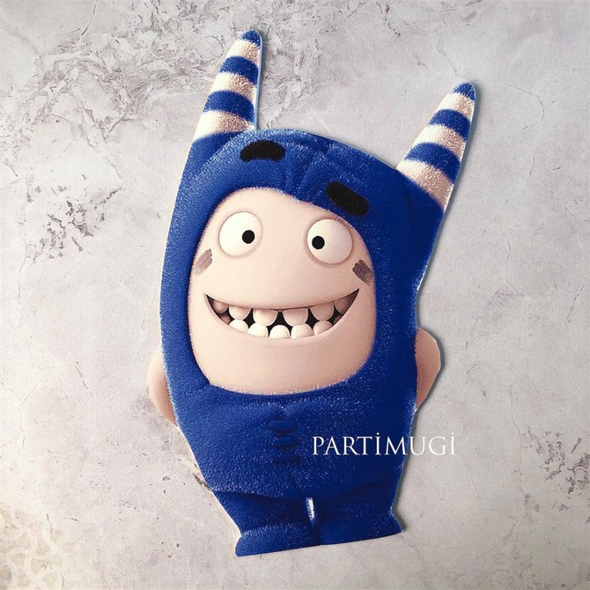 Oddbods Temalı Mavi Ayaklı Pano