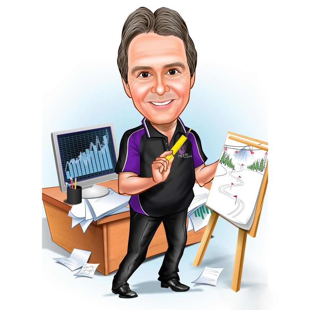 Öğretmenler Günü Karikatür Hediyelik Çerçeve 0010
