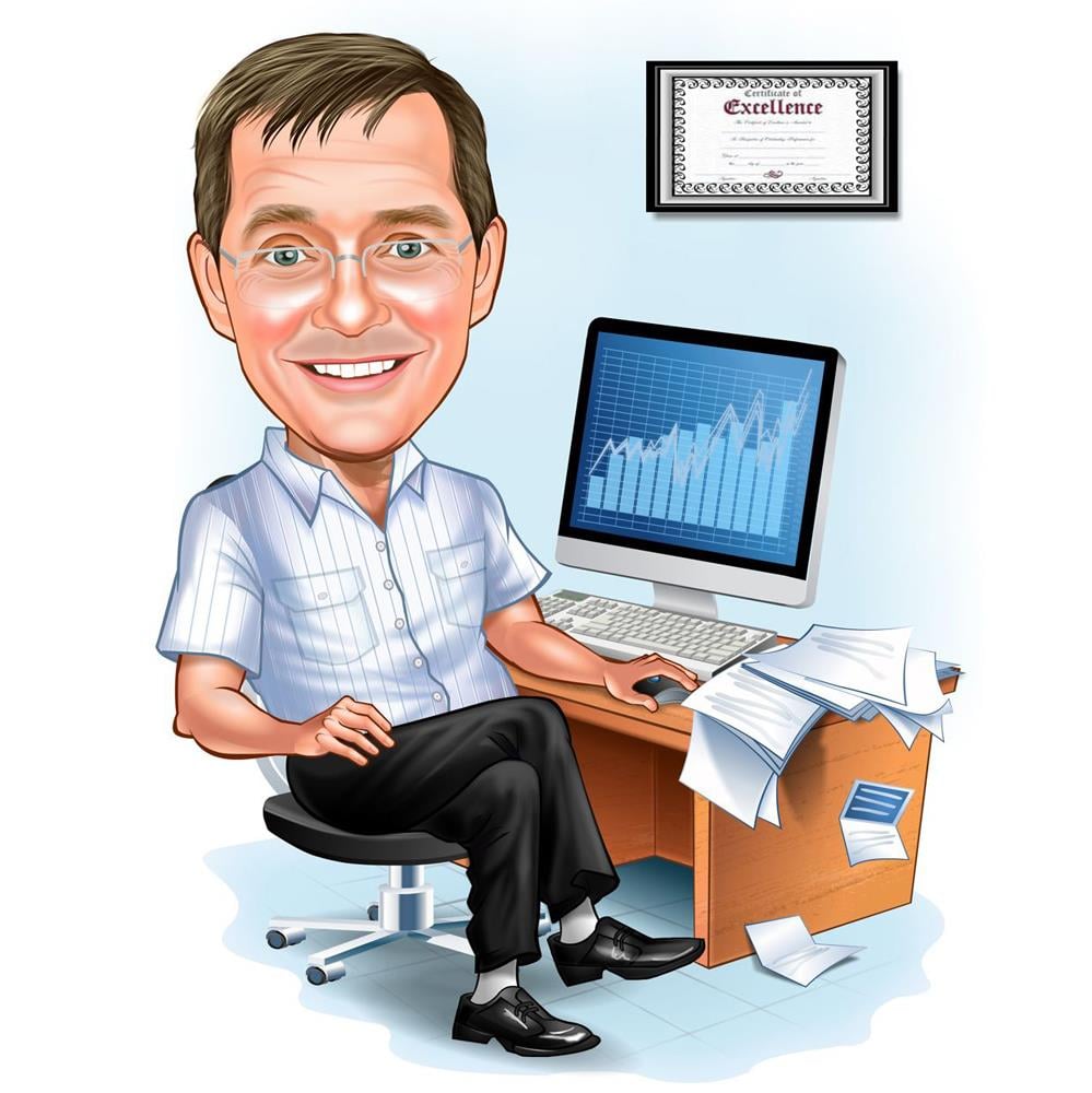 Öğretmenler Günü Karikatür Hediyelik Çerçeve 007