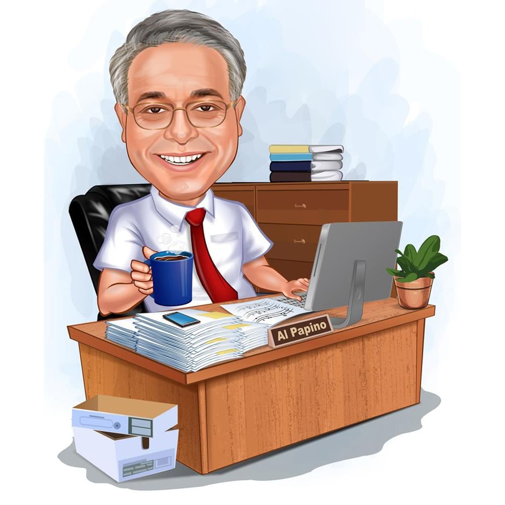 Öğretmenler Günü Karikatür Hediyelik Çerçeve 005