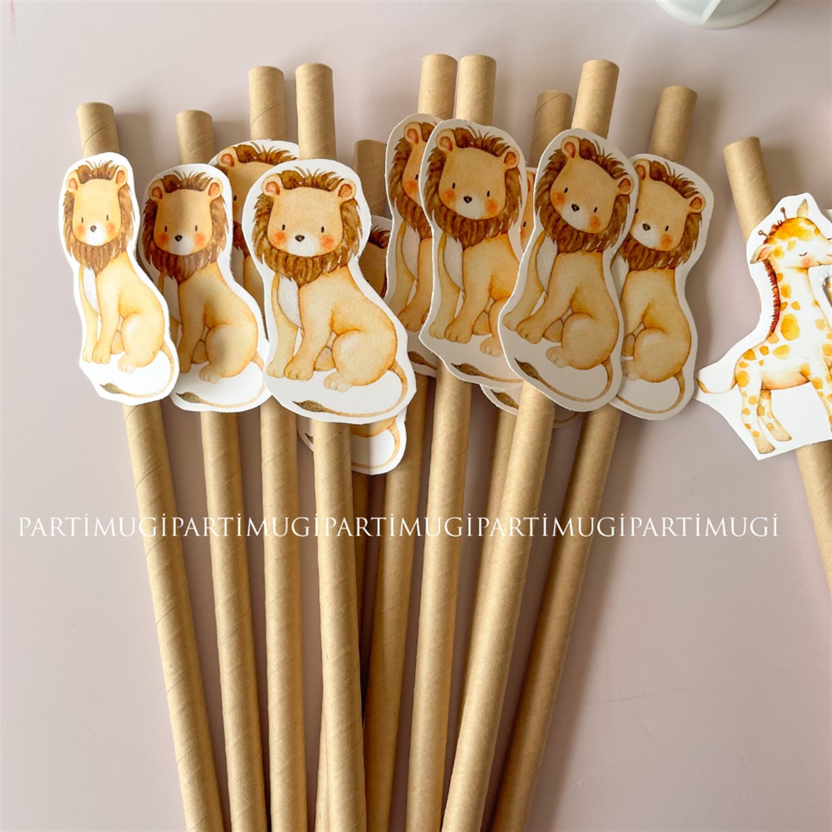 Orman Safari Temalı Pipet