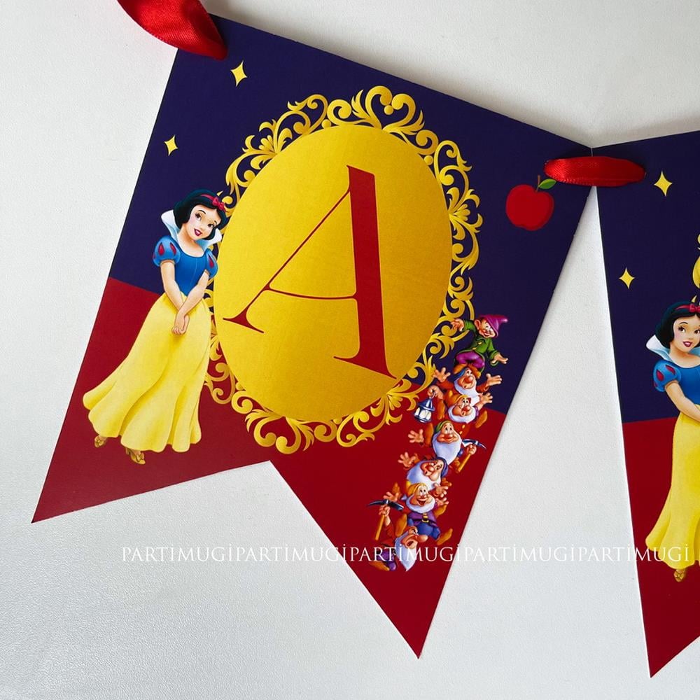Pamuk Prenses Harf Banner