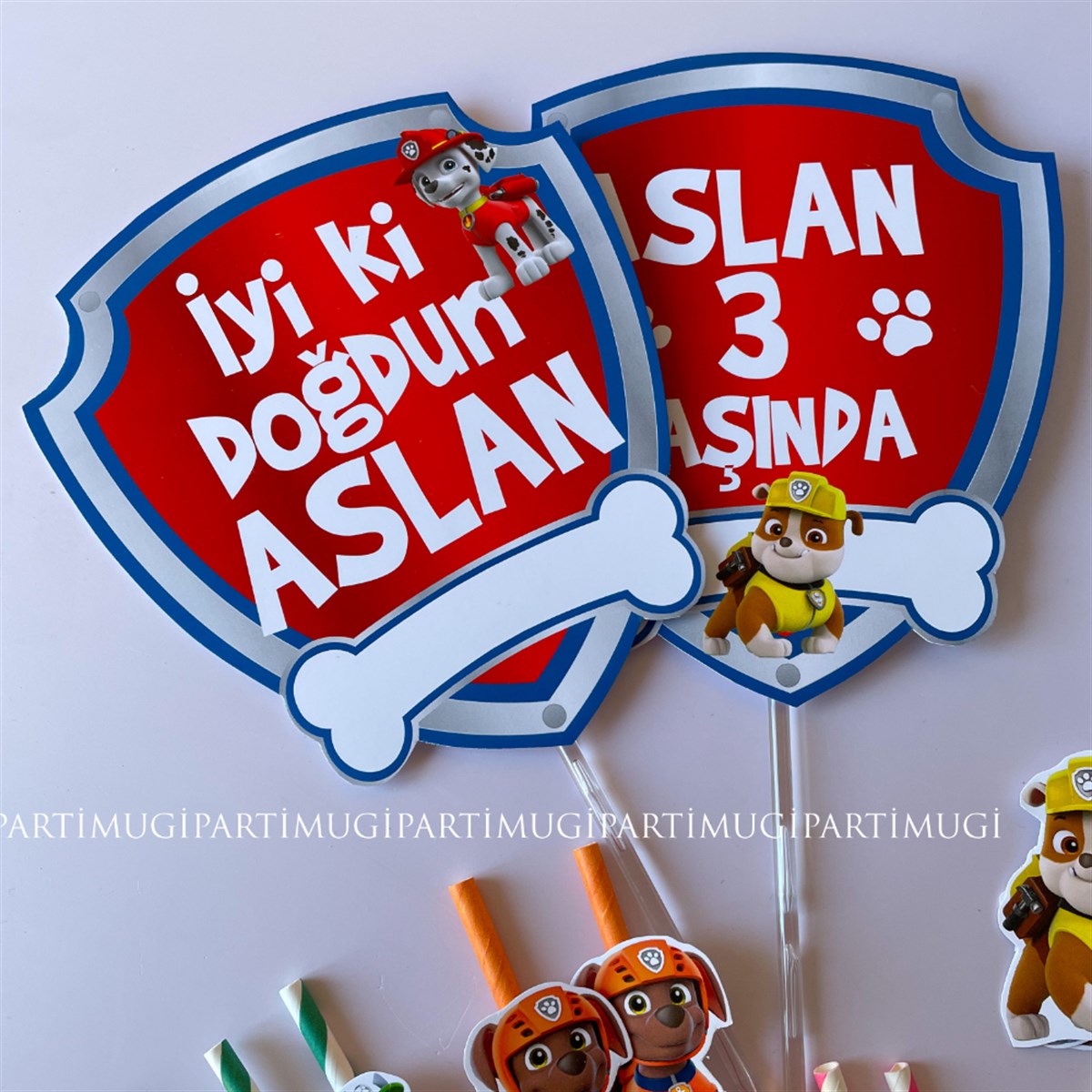 Paw Patrol Temalı Konuşma Balonu
