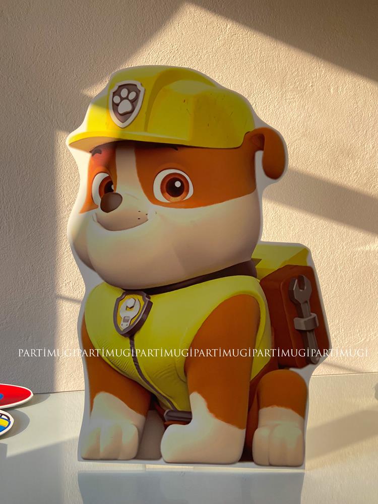 Paw Patrol Temalı Rubble Figür Maket