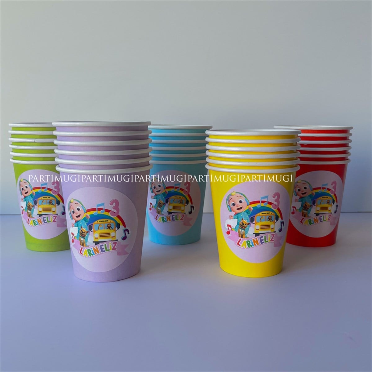 Pembe Cocomelon Temalı Bardak