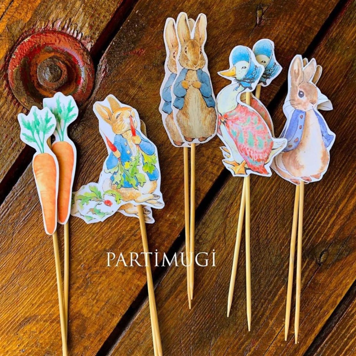 Peter Rabbit Temalı İkramlık Süs