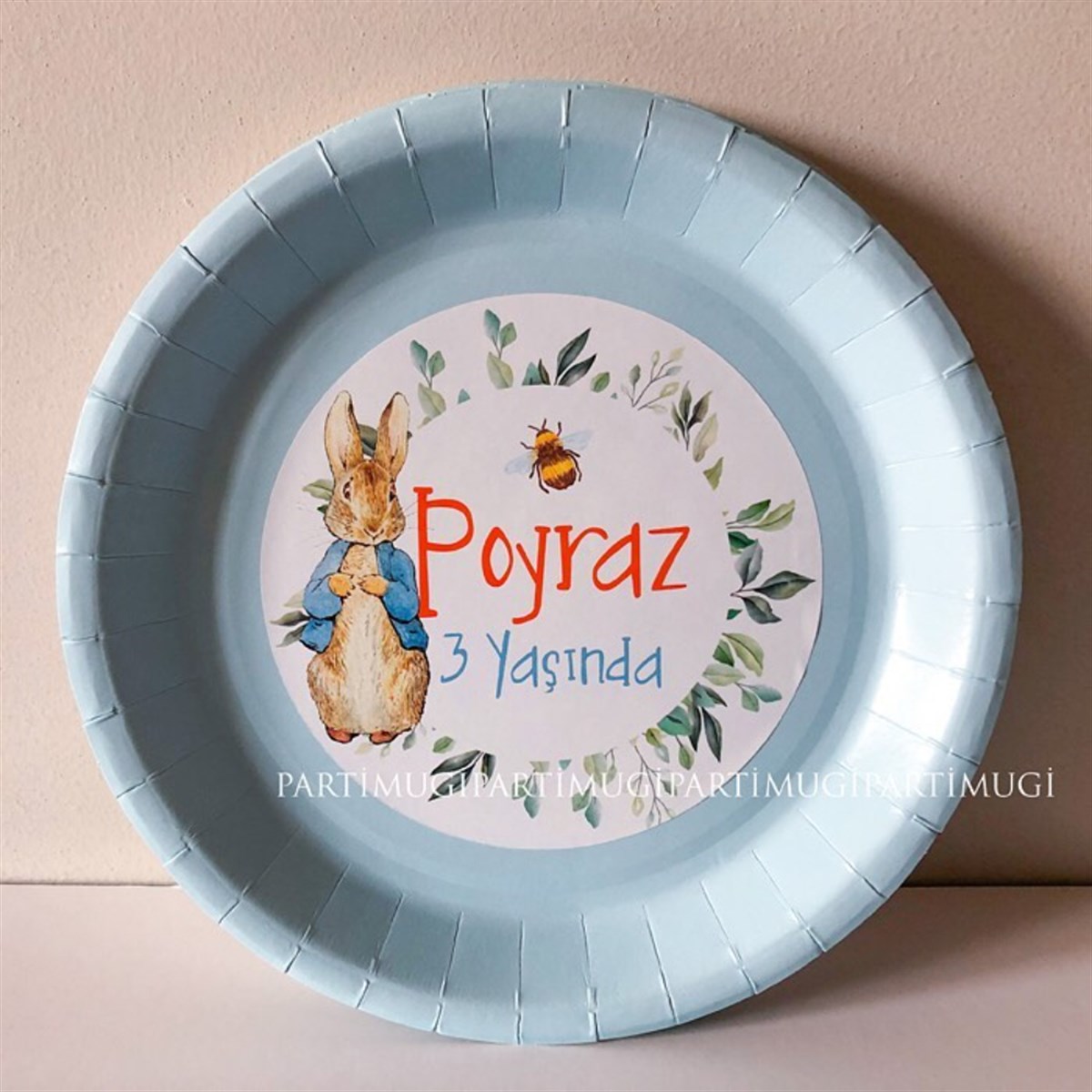 Peter Rabbit Temalı Tabak