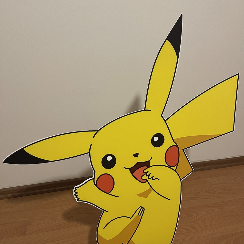 Pokemon Pikachu Temalı Ayaklı Maket