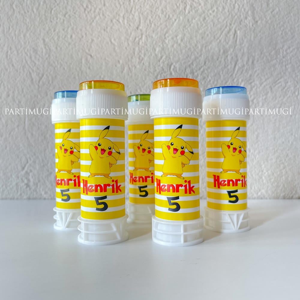 Pokemon Temalı Köpük Baloncuk