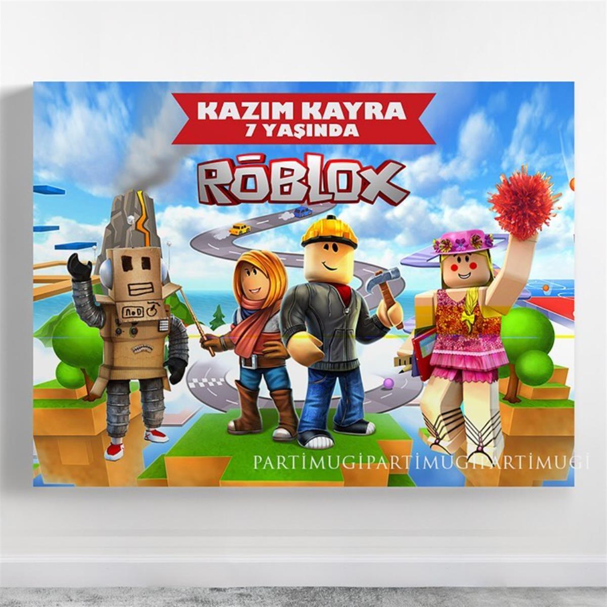 Roblox Temalı Afiş Branda