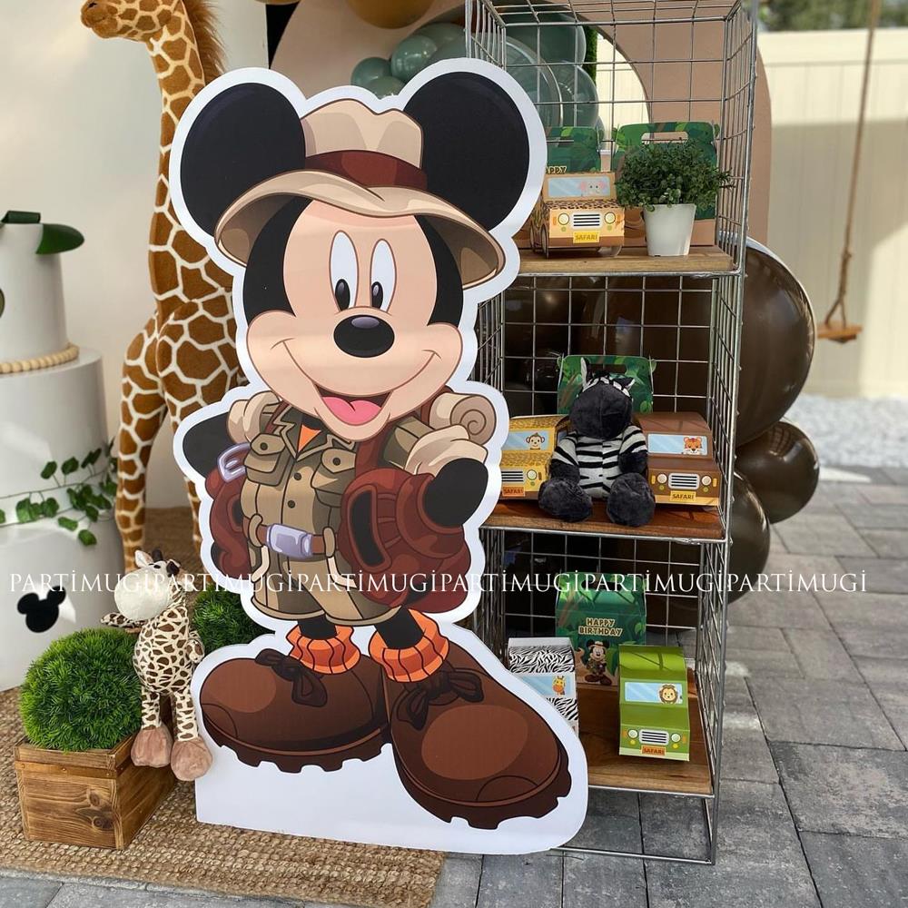Safari Mickey Mouse Ayaklı Maket