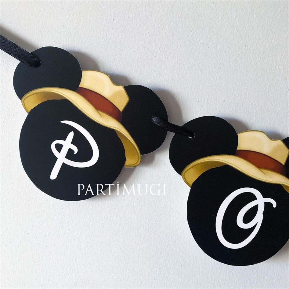 Safari Mickey Mouse Temalı Harf Banner