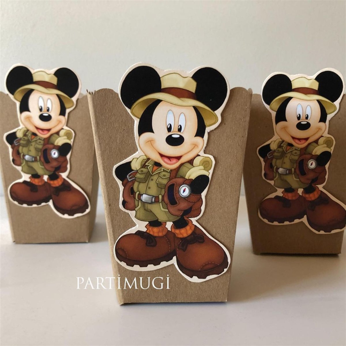 Safari Mickey Mouse Temalı Popcorn Kutusu