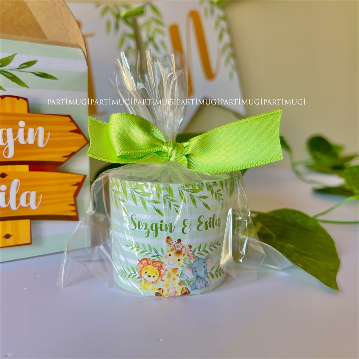 Safari Temalı Hediyelik Mum