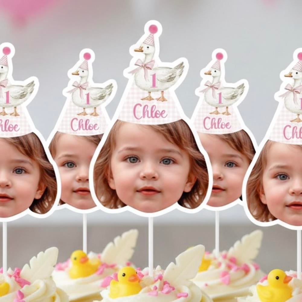 Sevimli Kaz Silly Goose Temalı Fotoğraflı Kürdan