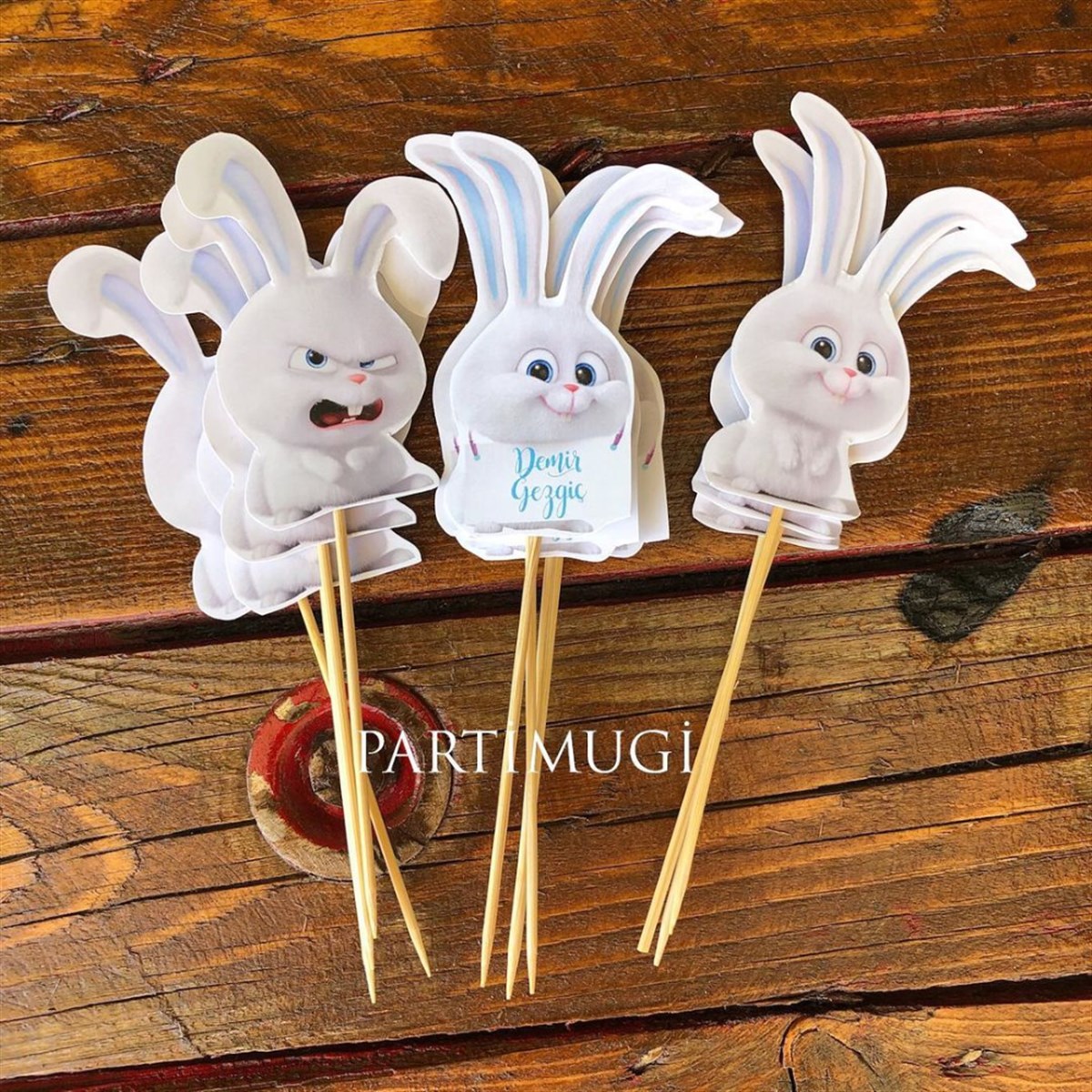 Snowy Rabbit Temalı İkramlık Süs