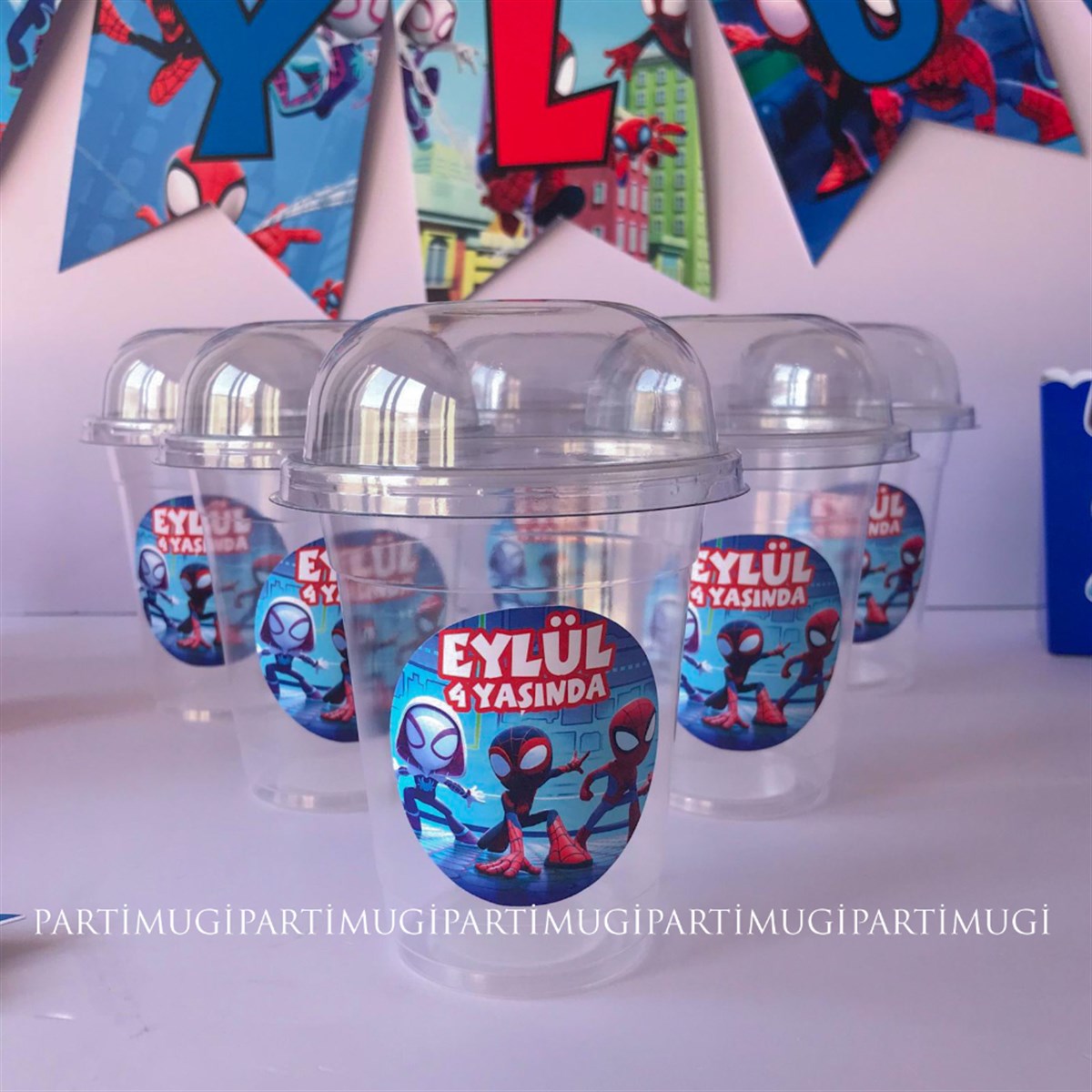 Spidey Temalı Limonata Bardağı
