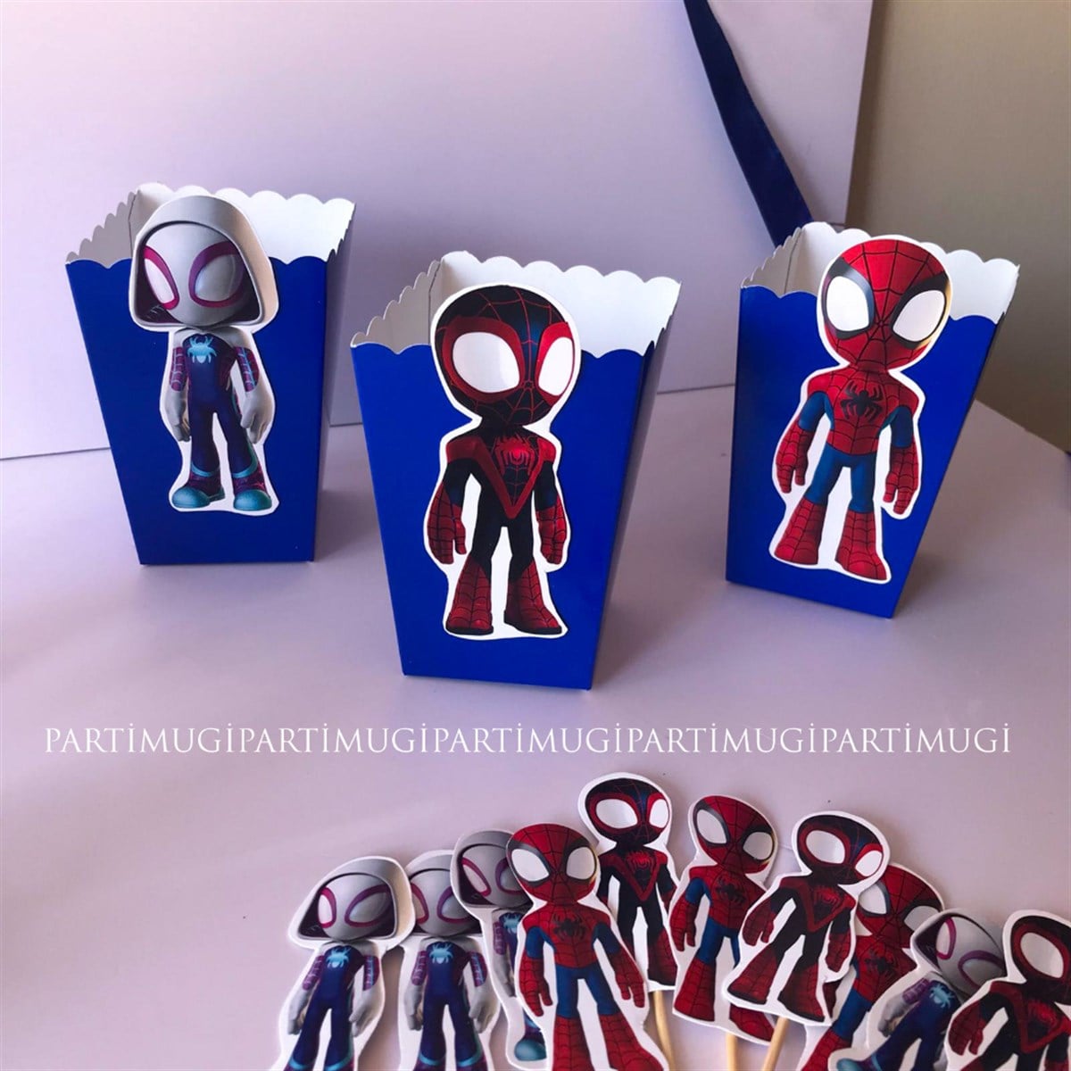 Spidey Temalı Popcorn Kutusu