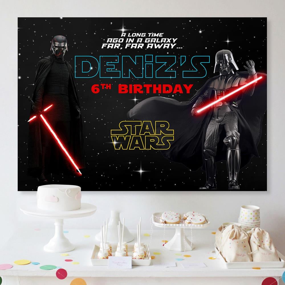 Star Wars Temalı Arka Fon Afiş Branda