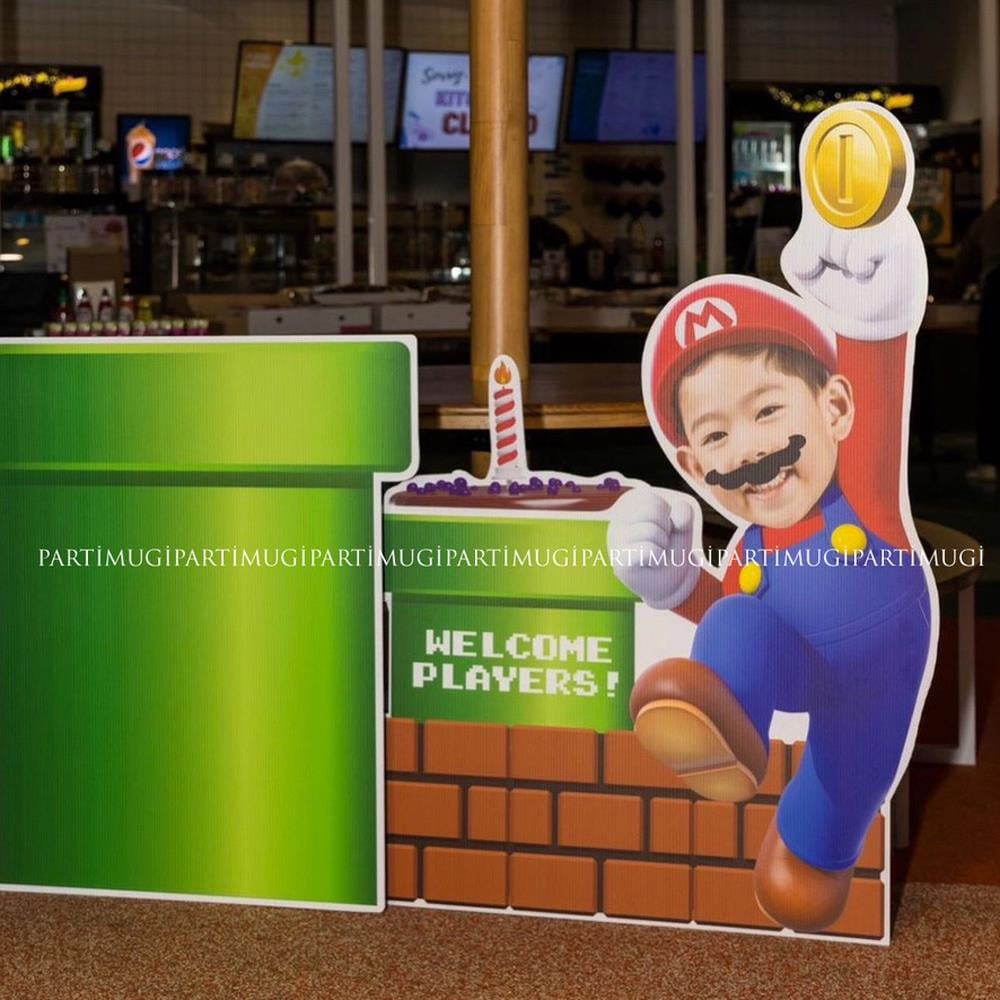 Super Mario Fotoğraf Montajlı Figür Maket