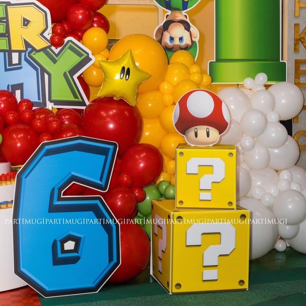 Super Mario Temalı Rakam Maket