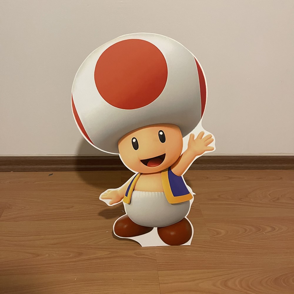 Süper Mario Toad Temalı Ayaklı Maket