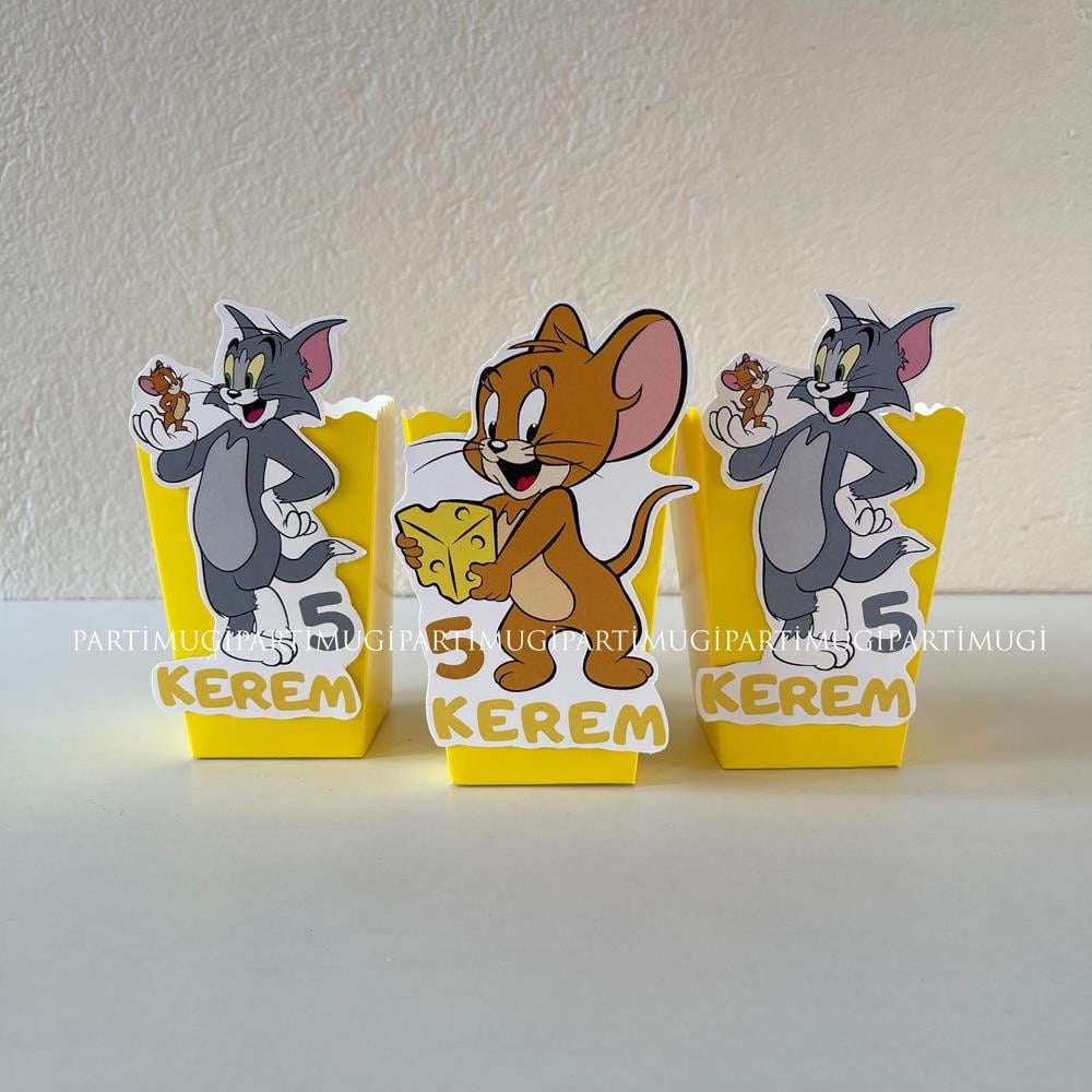 Tom ve Jerry Temalı Popcorn Kutusu