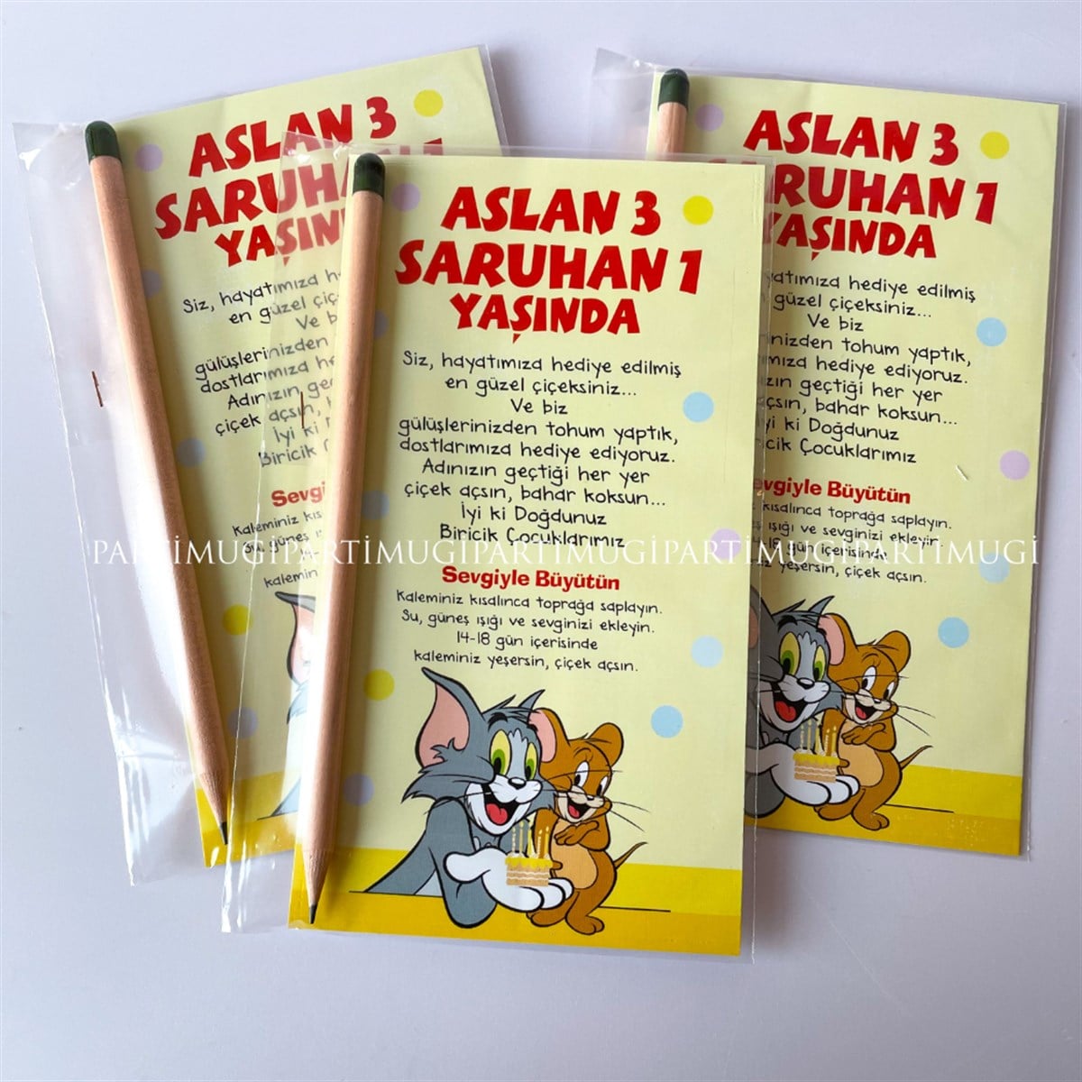 Tom ve Jerry Temalı Yeşeren Kalem