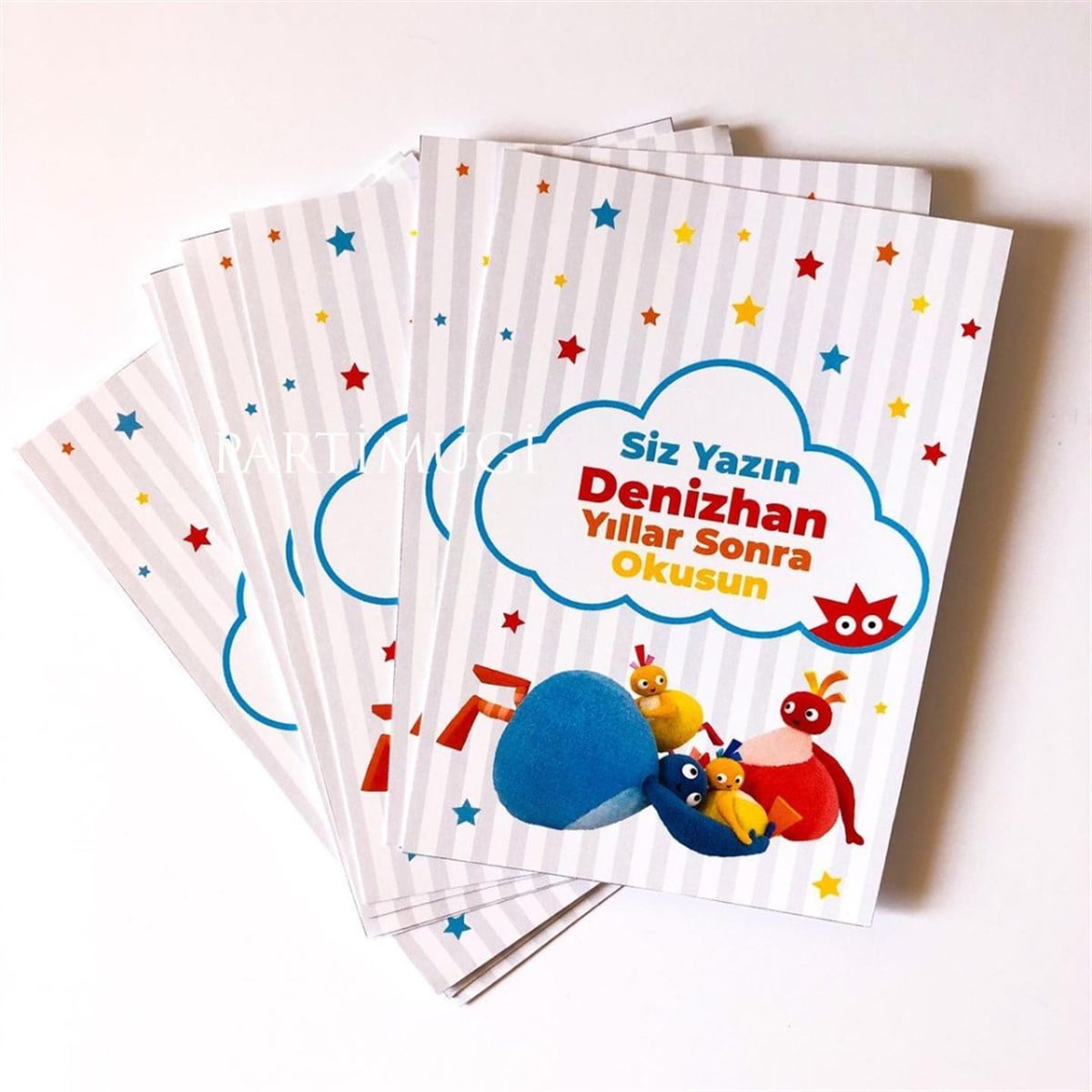 Twirlywoos Temalı Anı Kartı