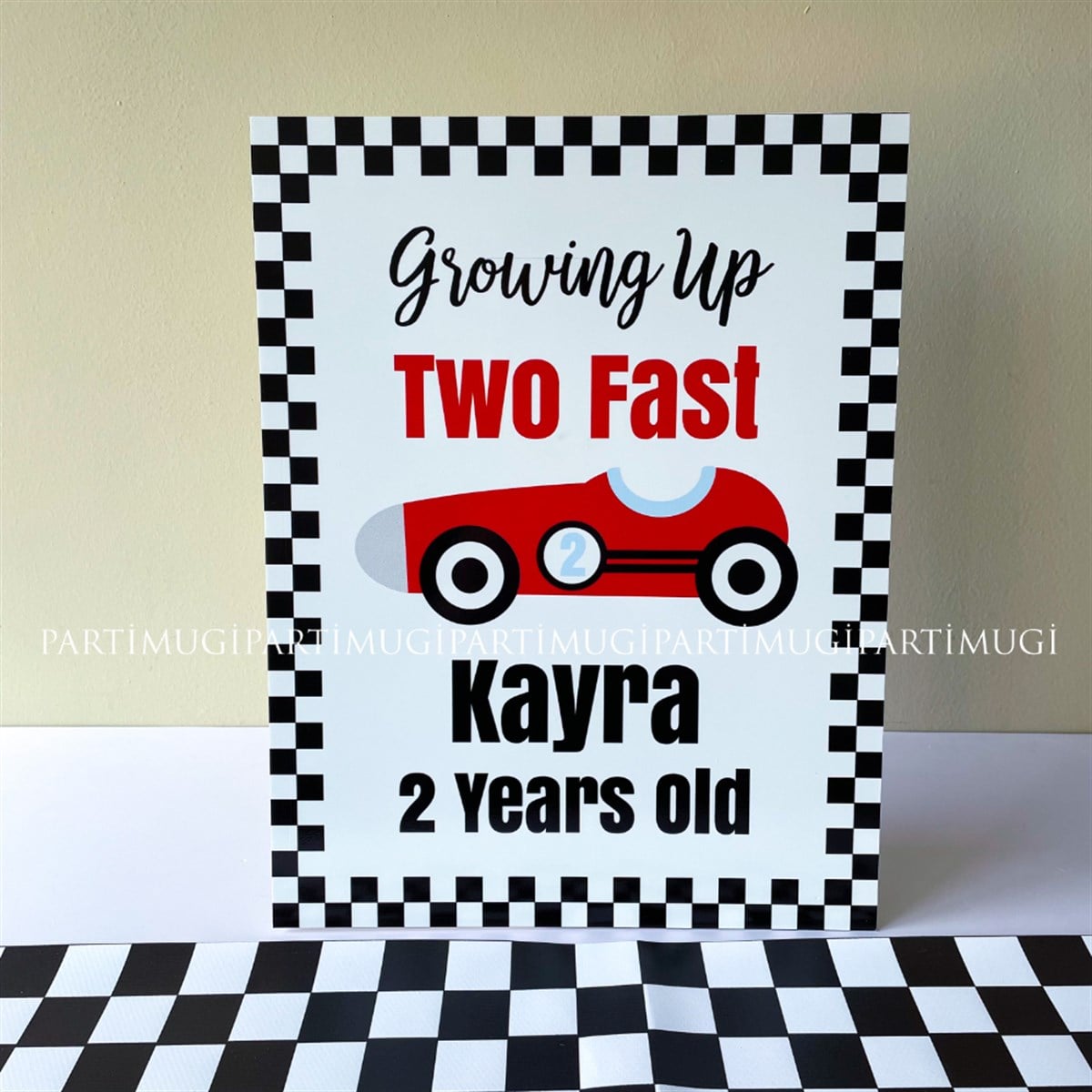 Two Fast Temalı Ayaklı Pano