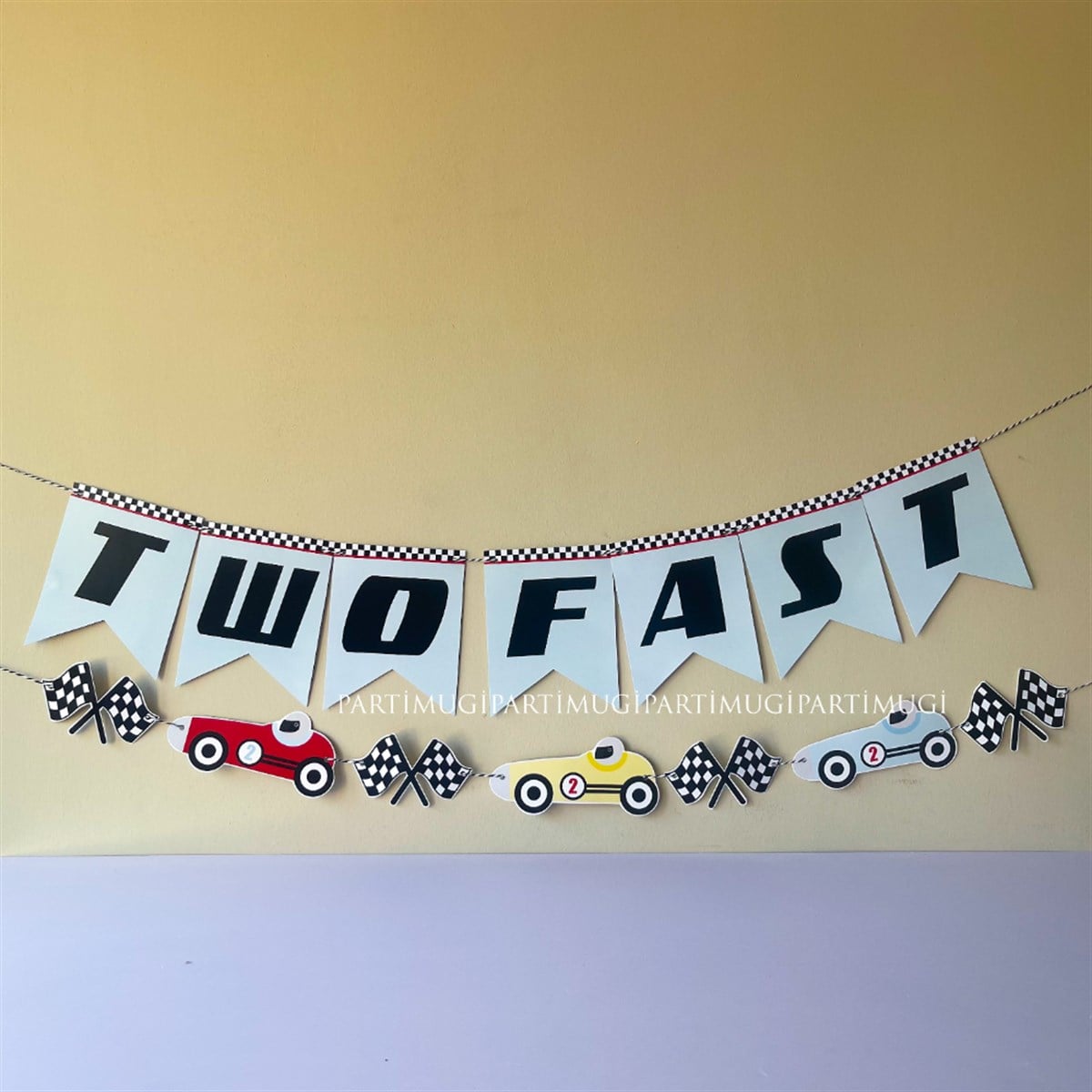 Two Fast Temalı Harf Banner