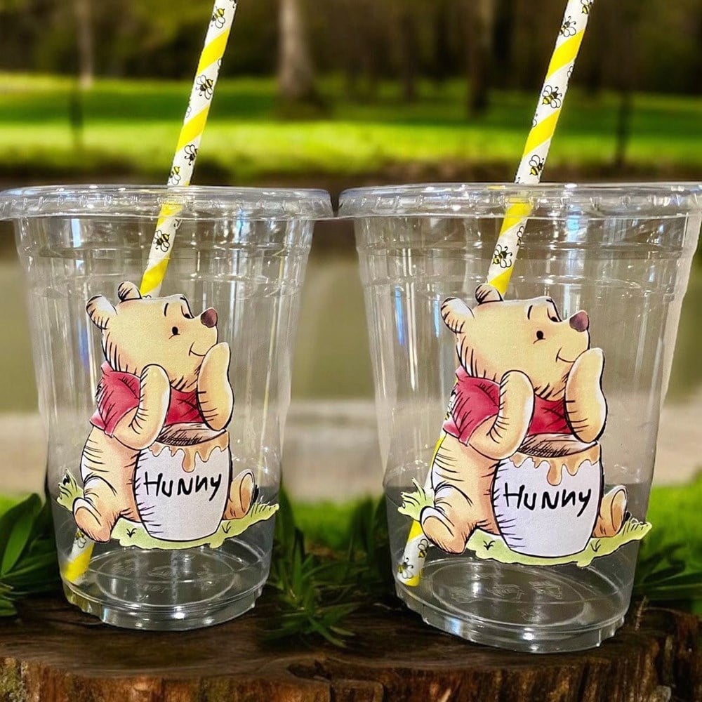 Winnie the Pooh Temalı Limonata Bardağı