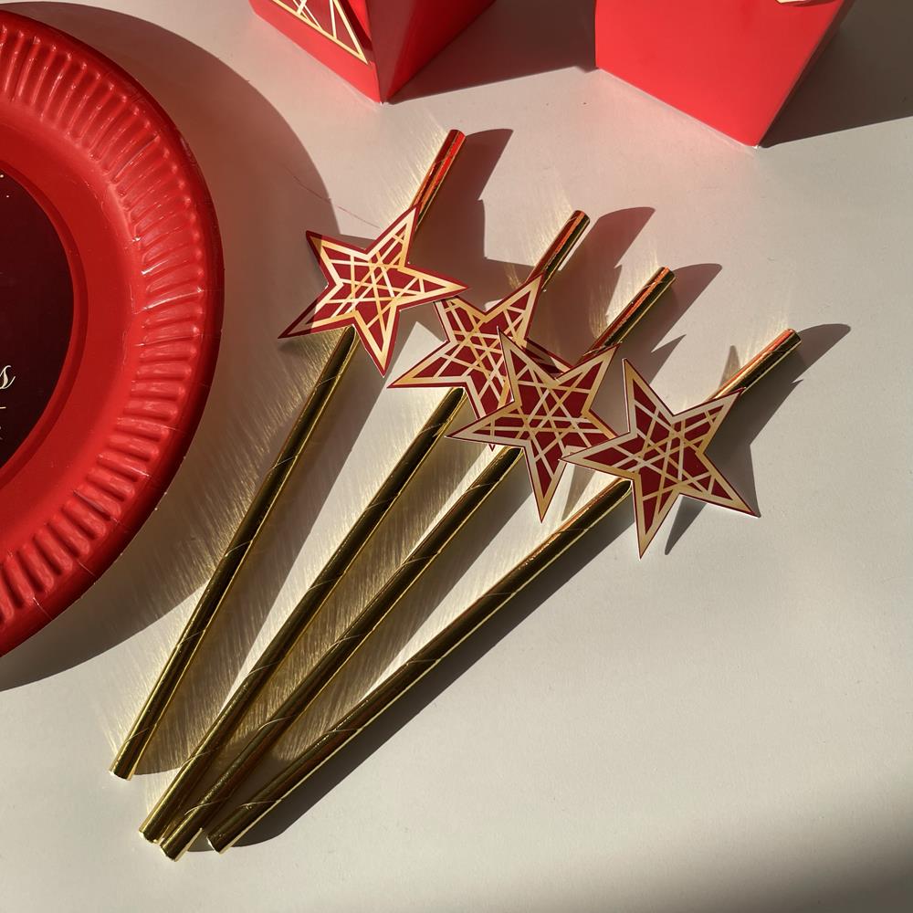 Yılbaşı Temalı Gold Pipet