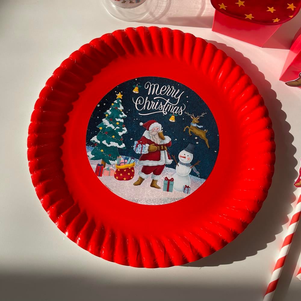 Yılbaşı Temalı Noel Tabak