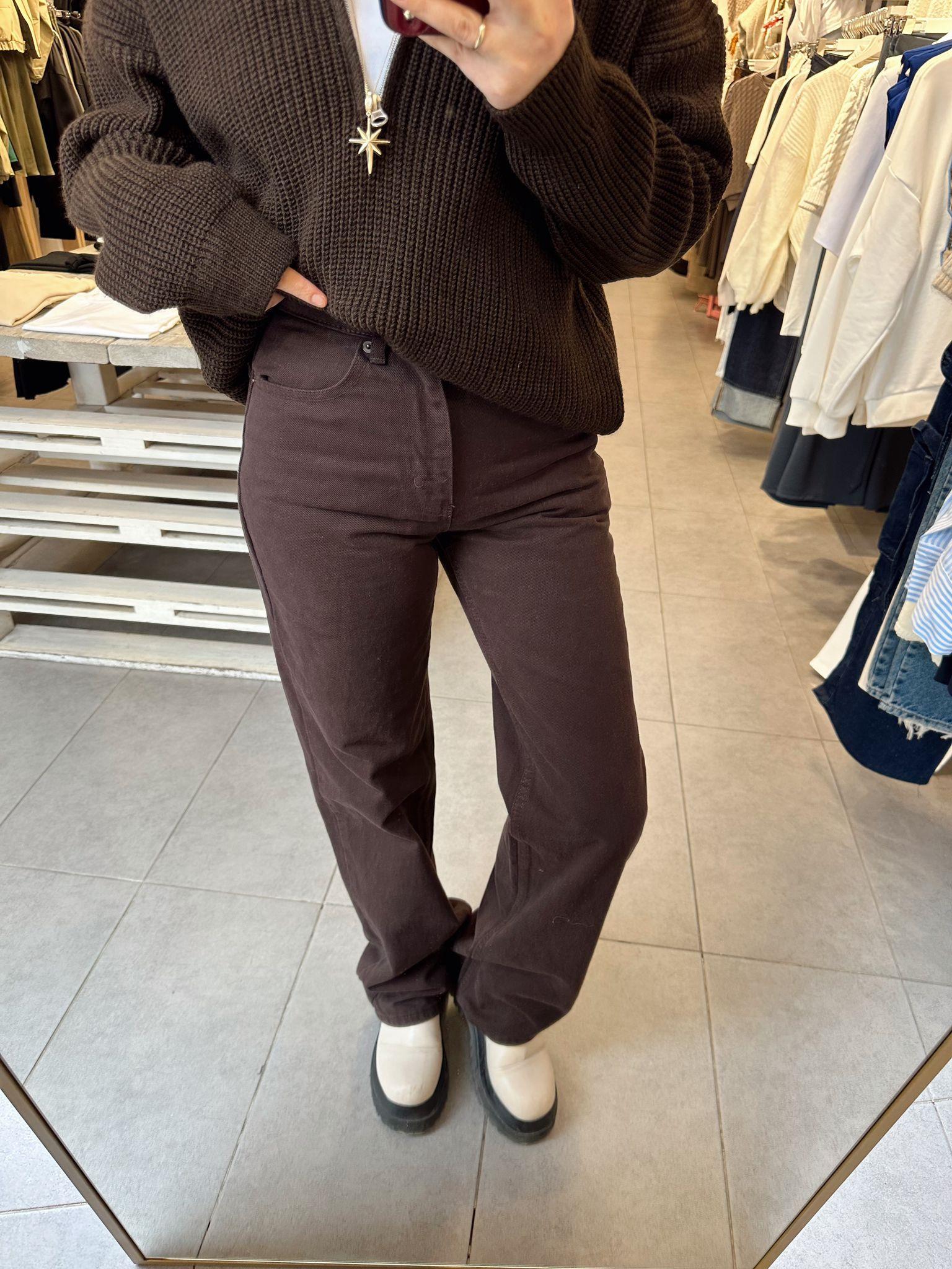 Acı Kahve Wide Leg Pantolon